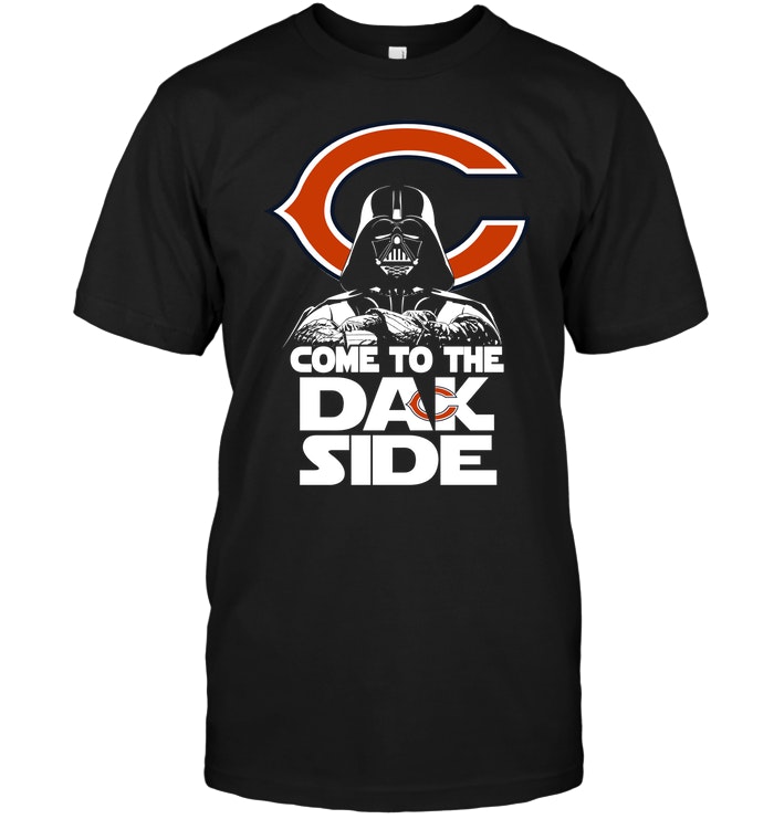 Chicago Bears "come To The Dark Side" Star Wars T-Shirt